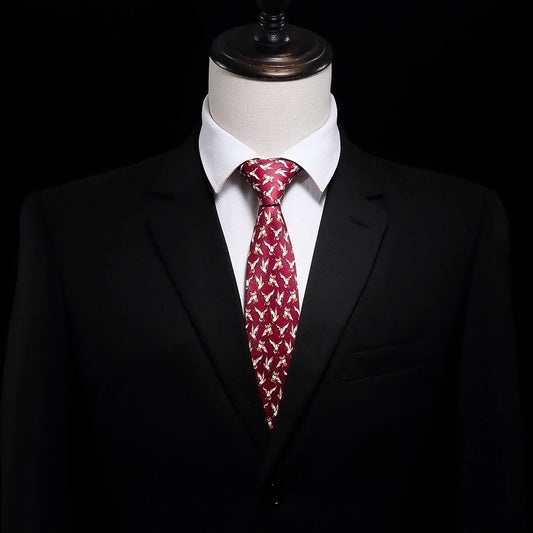 New men's fashion print tie Hand-made 8cm silk necktie Paisley floral geometric Neck Tie for business party wedding gift