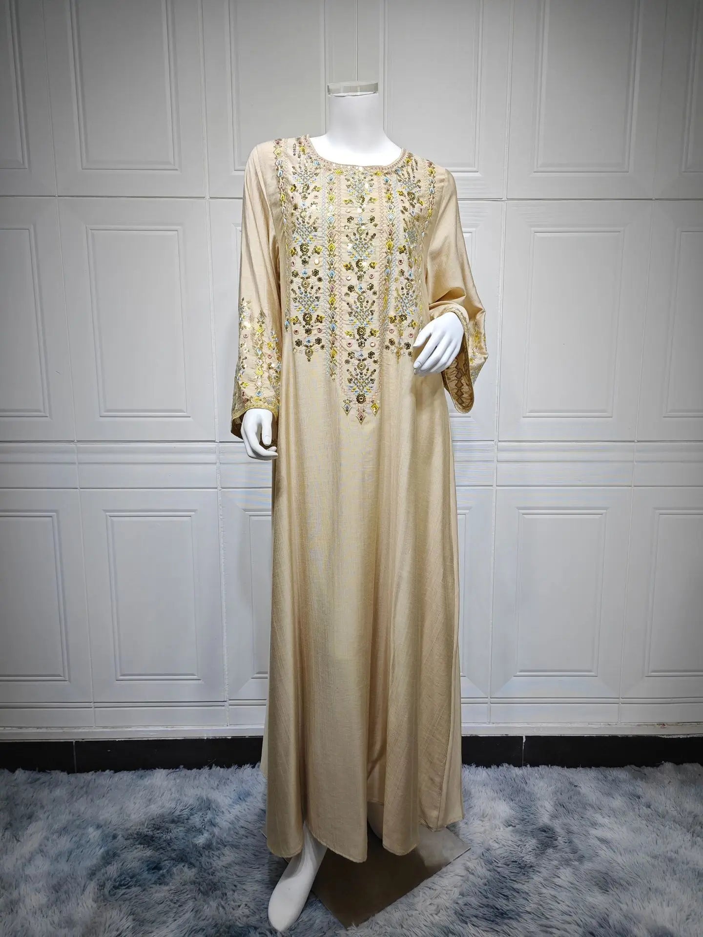 Women Jalabiya Dubai Dress Abaya Eid Ramadan Party Gorgeous Long Dresses Muslim Embroidery Vestidos Largos Robe Saudi Arab 2026