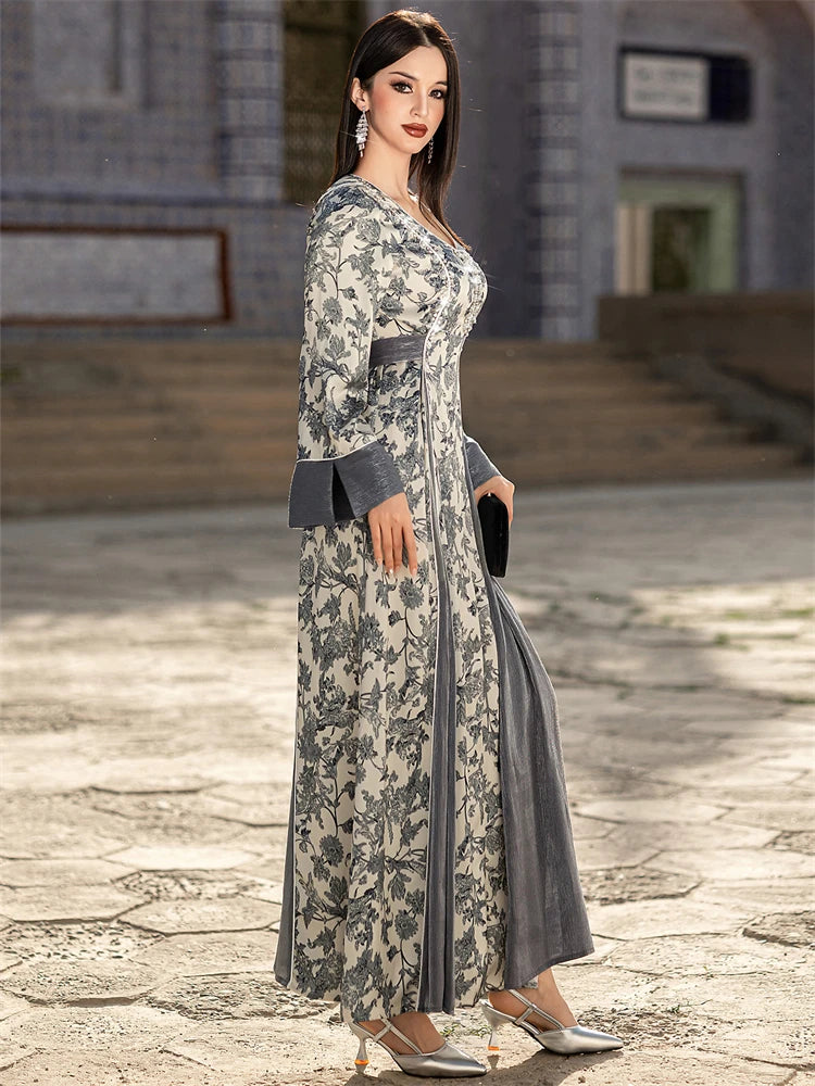 Ramadan Eid Abaya Damen Dubai Muslim African Dresses For Women Robe Djellaba Caftan Marocain Femme Musulmane Kaftan Vestidos