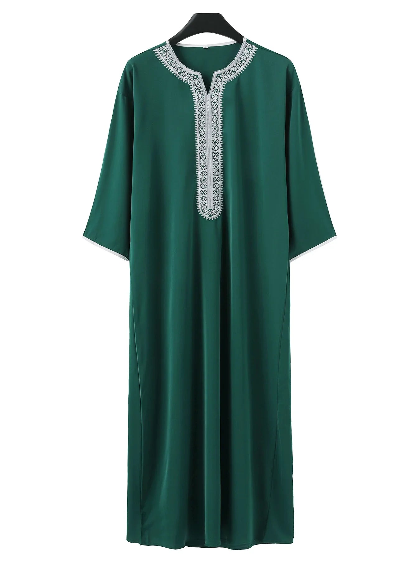 2026 Men's Traditional Muslim Clothing Eid Middle East Jubba Thobe Men Thobe Arab Muslim Robes with Short Sleeves Husband Gift