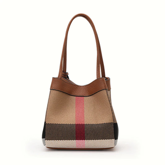 Aidrani Small Checkered Handbag: Chic Design, Signature Style