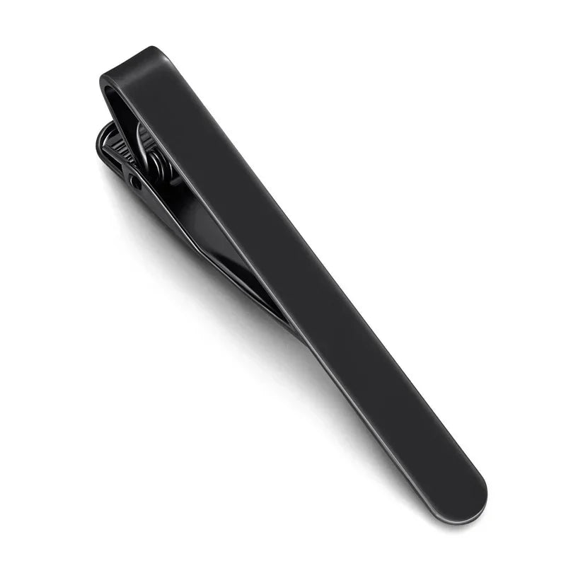 Tie Clip for Men Metal Copper Simple Bar Clasp Practical Necktie Accessories Fashion Mens Classic Tie Clips Clamp Pin Jewelry