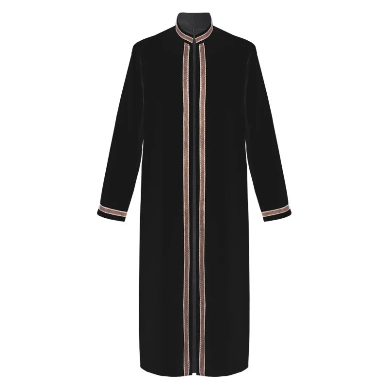Medieval Muslim Middle Eastern Cloak Retro Long Hooded Robe Cosplay Costume Middle East Dubai Turkey Abayas Abaya Dress