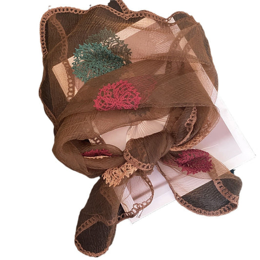 Women's Korean-style Embroidered Scarf