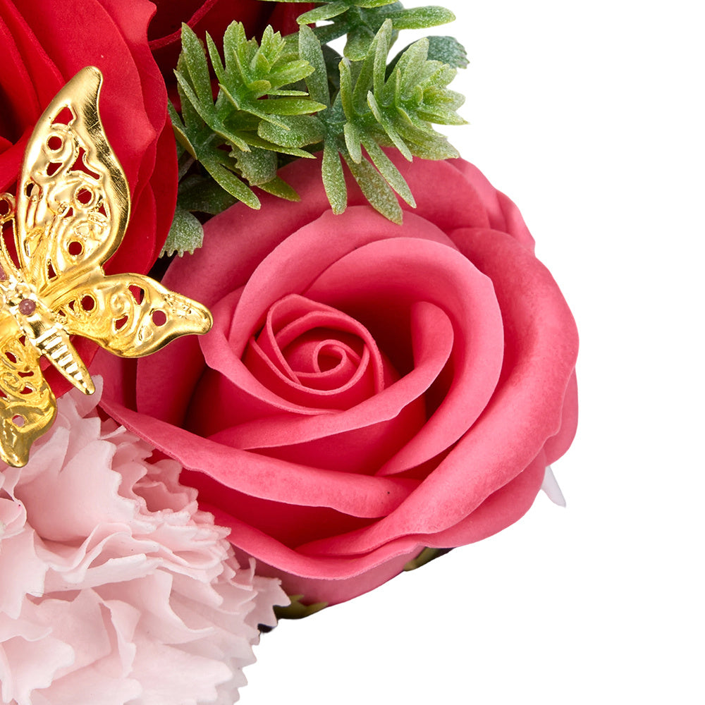 Flower Flower Soap in Gift Box Decorative Soap Artificial Flower Bath Soap for Birthday Valentine'S Day Her Girls Lover
