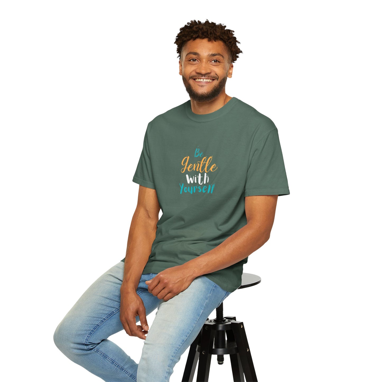 Be Gentle With Yourself T-Shirt — Inspirational Self-Care Tee
