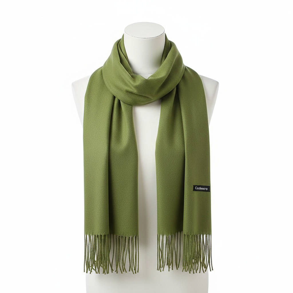 Solid Colour Premium Tassel Scarf