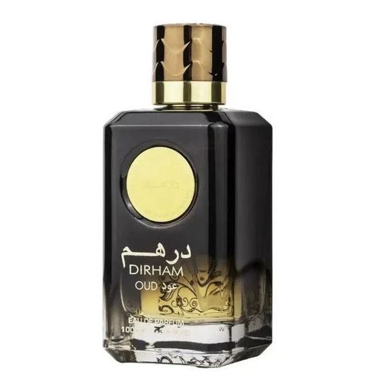 Arabic Dubai Perfume 100 ml Unisex Eau de Parfum Dirham Oud Made in Dubai UAE Long-Lasting Fragrance for Men & Women Dubai Perfume