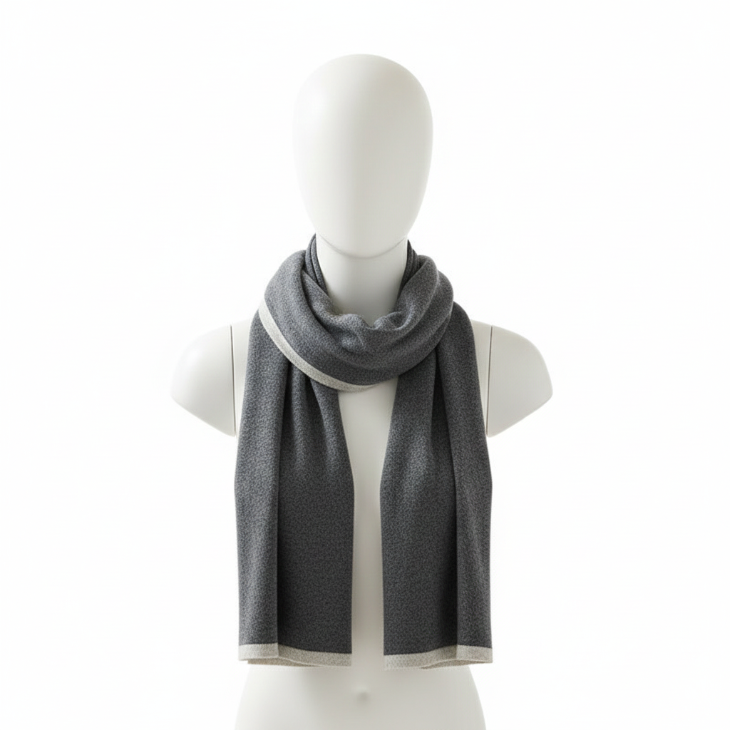 Knitted Cashmere Scarf|Winter Shawl