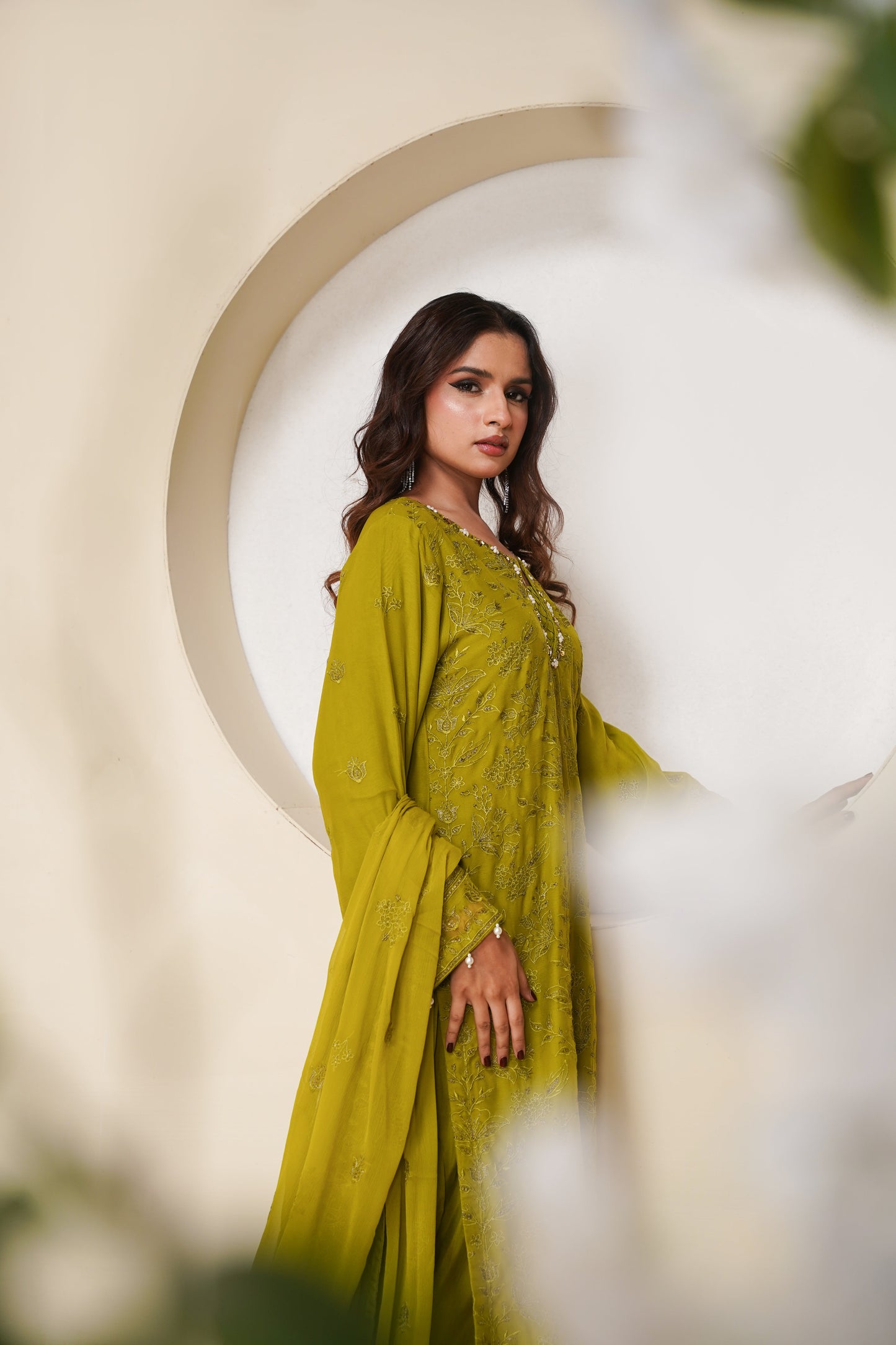 Husan e Jahan - Luxury Chiffon Outfit with Chiffon Dupatta - Ready to Wear - SD-HEJ-V3-D6