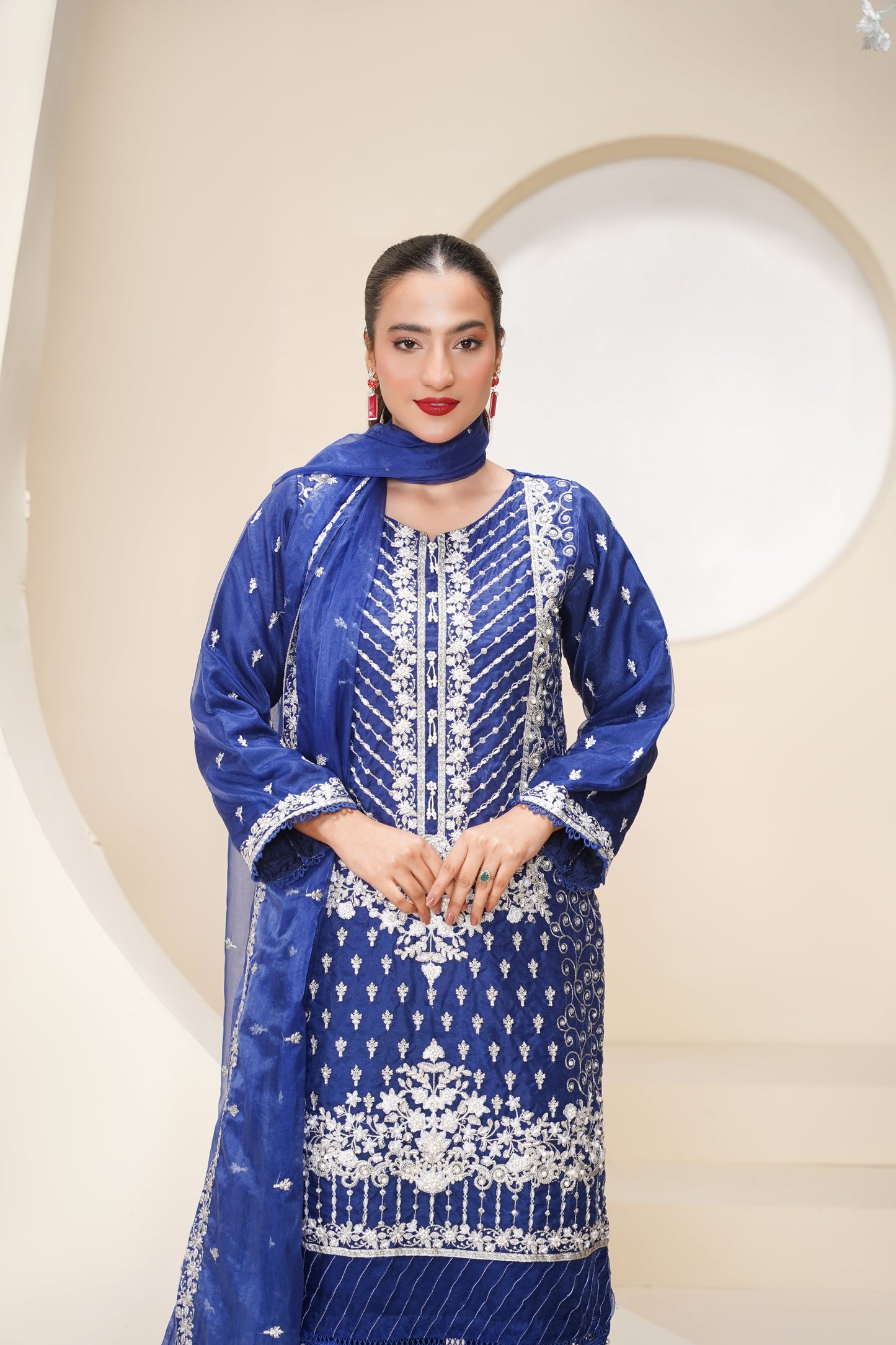 Tehwar - Luxury Organza Outfit - Festive Collection - Ready to Wear - V7 - D4 - Eid25 - 7
