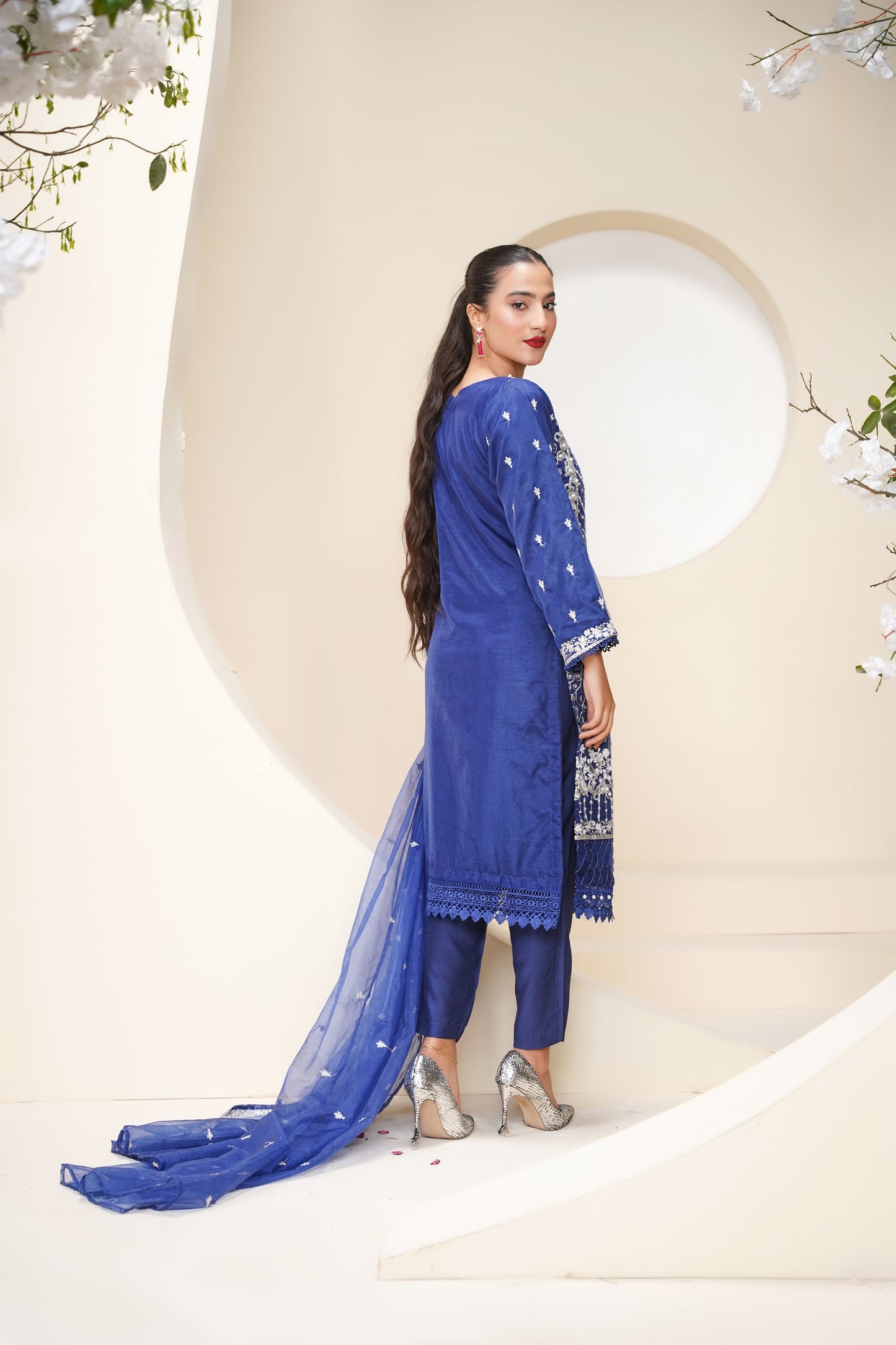 Tehwar - Luxury Organza Outfit - Festive Collection - Ready to Wear - V7 - D4 - Eid25 - 7