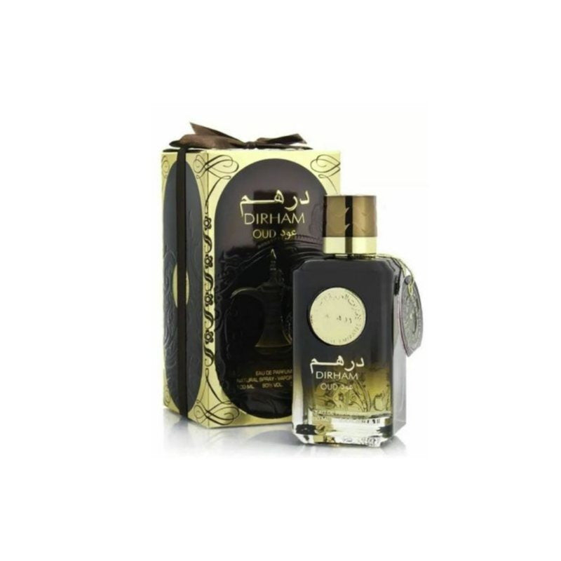 Arabic Dubai Perfume 100 ml Unisex Eau de Parfum Dirham Oud Made in Dubai UAE Long-Lasting Fragrance for Men & Women Dubai Perfume