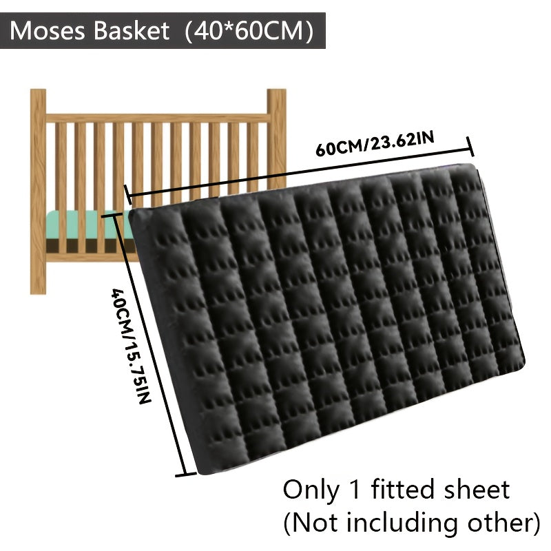 1 Waterproof Mattress Protector - Reusable Underpads, Solid Quilted Geometric Stitching Design, Thickened Durable Fabric, Suitable for Dorms, Camping, RVs And Hotels - Machine Washable, Mattress Waterproof, Camping Essentials