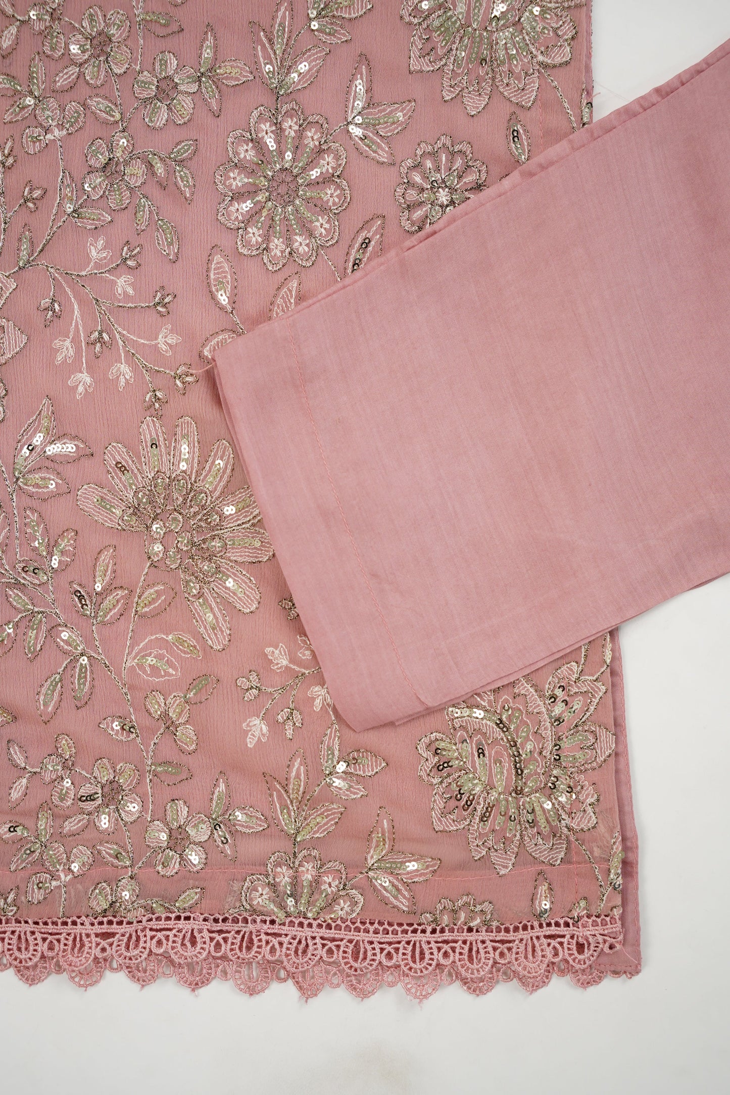 Husan e Jahan - Luxury Chiffon Outfit with Chiffon Dupatta - Ready to Wear - V2 - Eid25 - 06-SD