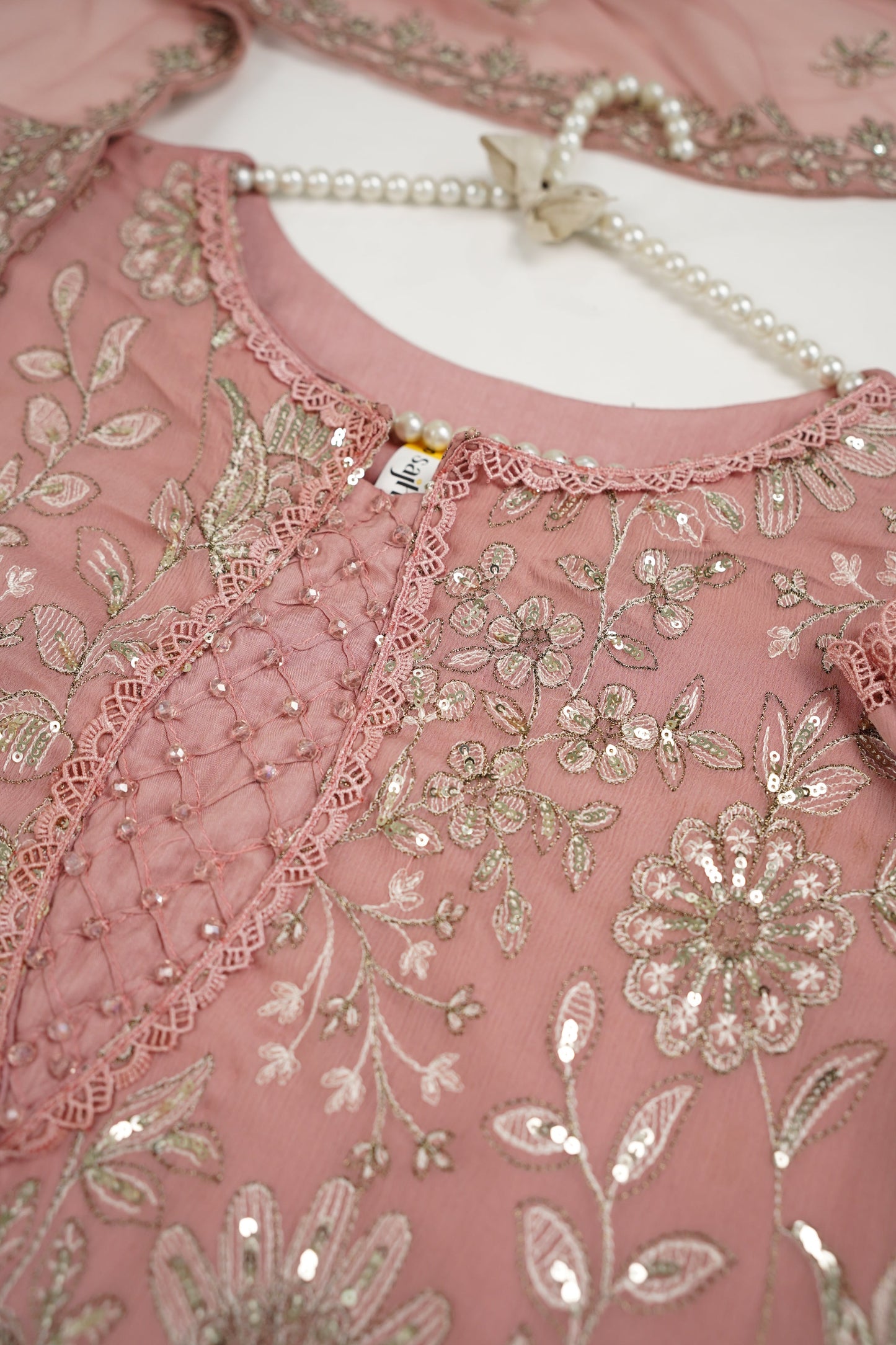 Husan e Jahan - Luxury Chiffon Outfit with Chiffon Dupatta - Ready to Wear - V2 - Eid25 - 06-SD