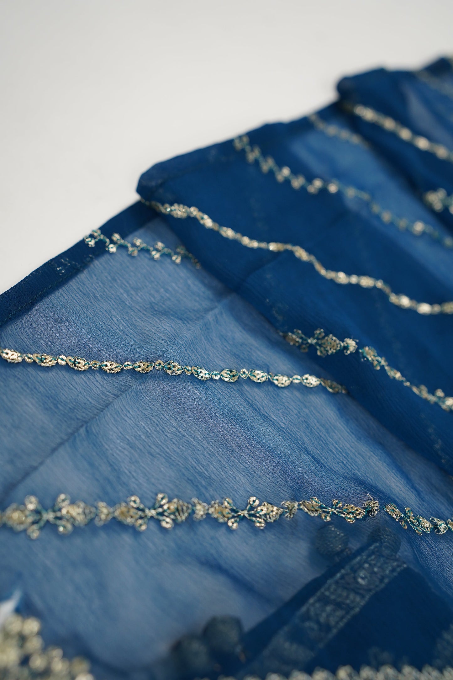 Husan e Jahan - Luxury Chiffon Outfit with Chiffon Dupatta & Gharara - Ready to Wear - V2 - Eid25 - 03 -SD