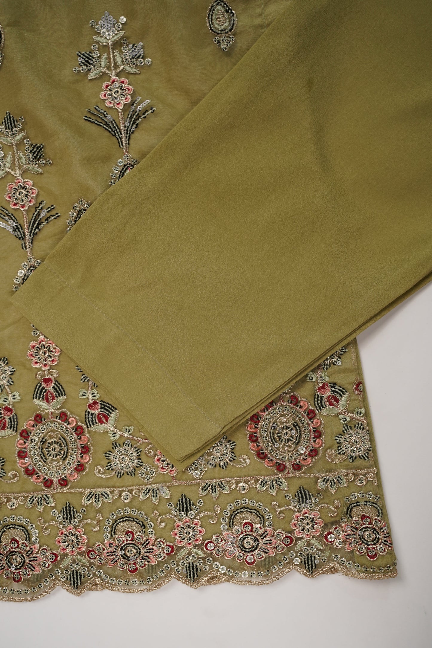Tehwar - Luxury Organza Outfit - Festive Collection - Ready to Wear - TEHV8D4-SD