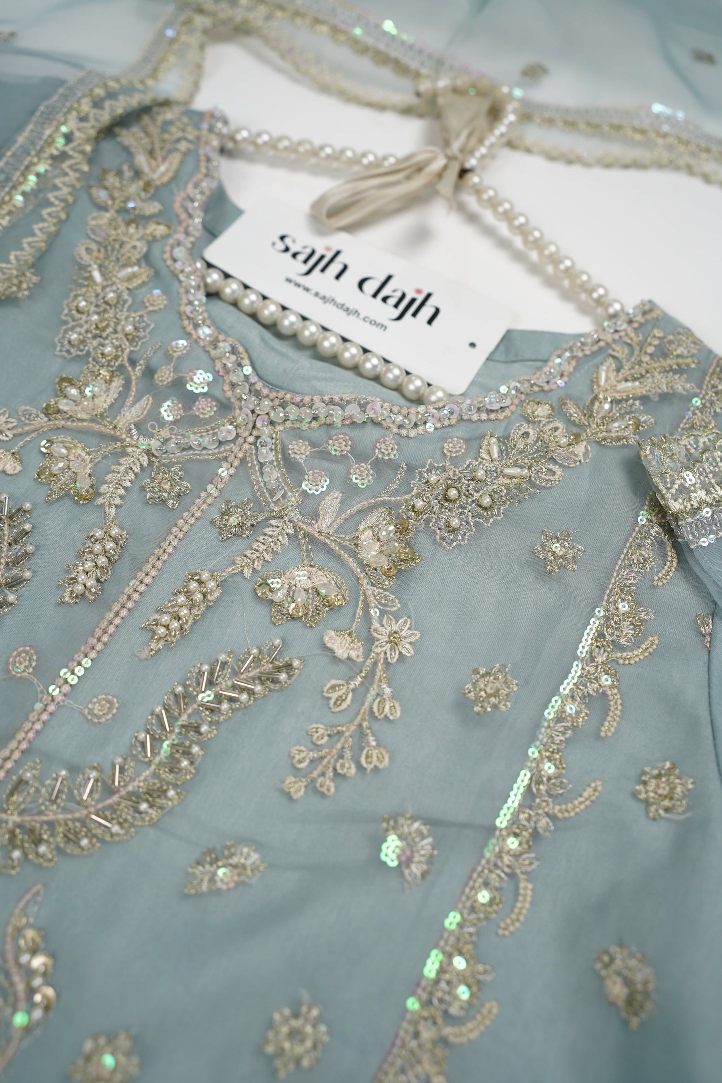 Tehwar - Luxury Organza Outfit - Festive Collection - Ready to Wear - SD -TEHV8D5