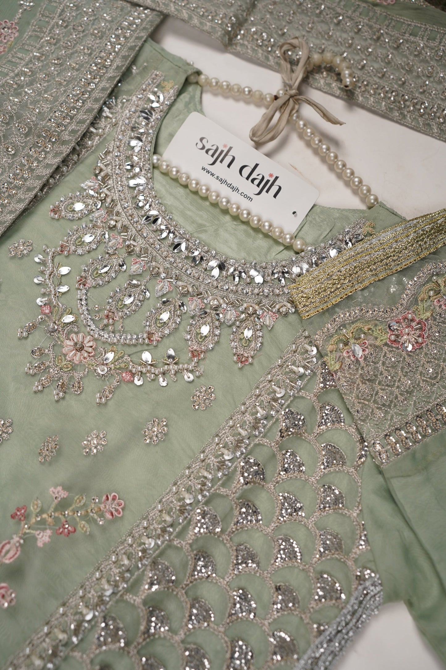 Tehwar - Luxury Festive Collection with Sharara - Ready to Wear - Tehv8d6