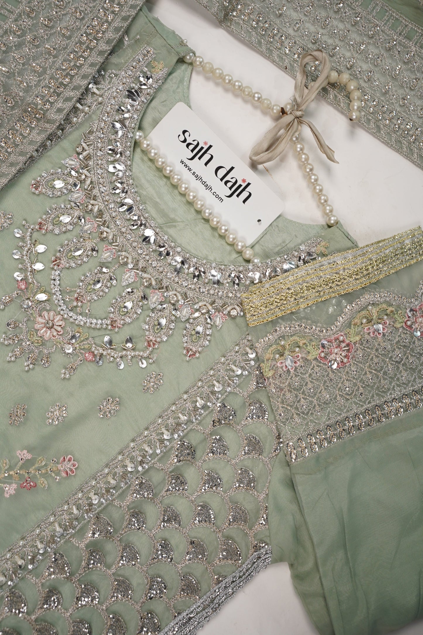 Tehwar - Luxury Festive Collection with Sharara - Ready to Wear - Tehv8d6
