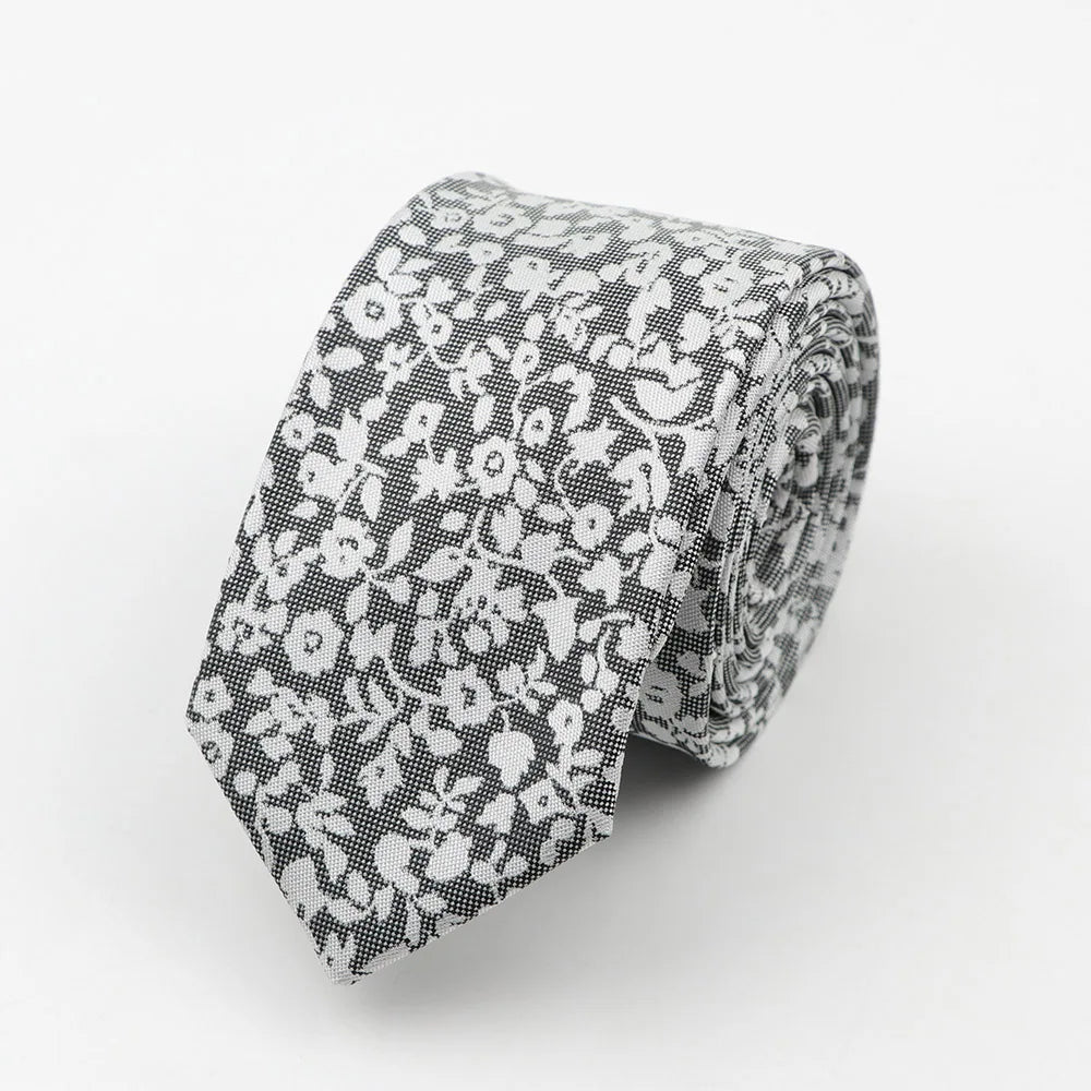 Tie For Men Classic Business Paisley Floral Stripe Plaid Dots 6cm Jacquard Necktie Accessories Daily Wear Cravat Wedding Dress