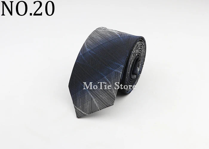 Tie For Men Classic Business Paisley Floral Stripe Plaid Dots 6cm Jacquard Necktie Accessories Daily Wear Cravat Wedding Dress