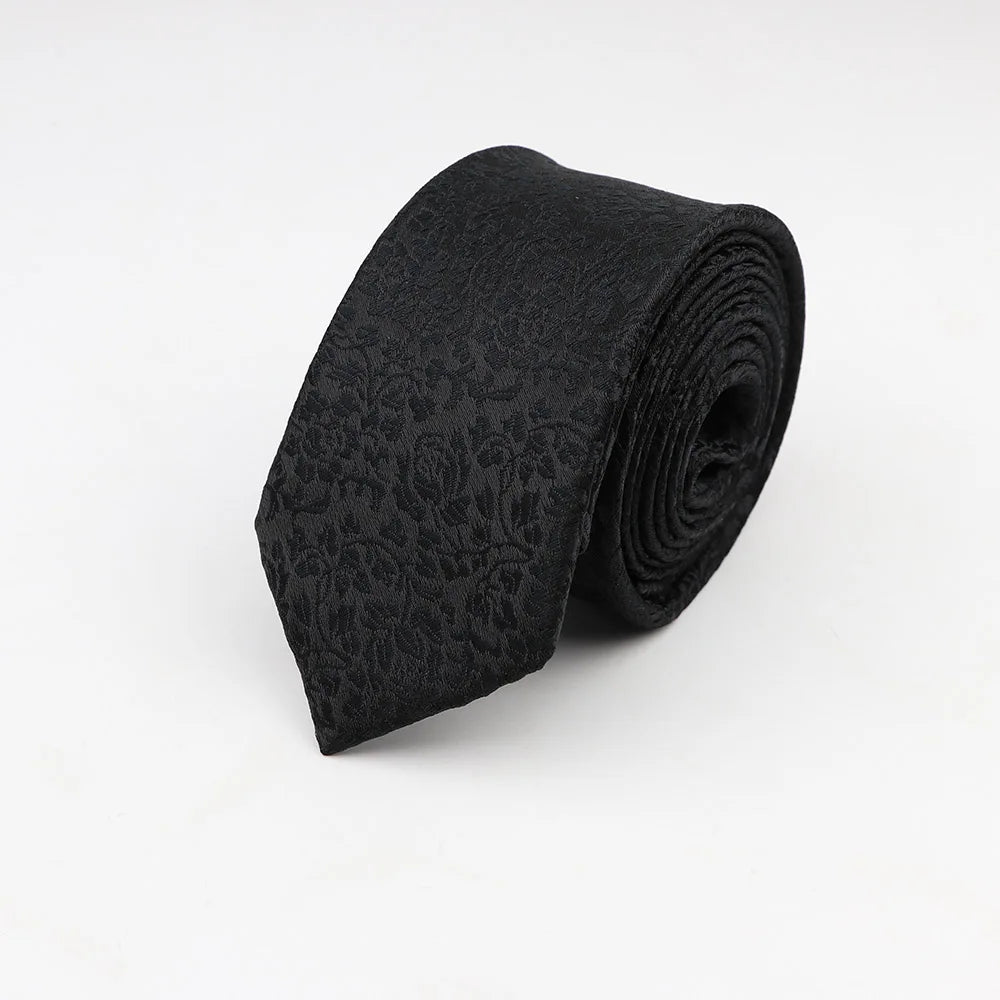 Tie For Men Classic Business Paisley Floral Stripe Plaid Dots 6cm Jacquard Necktie Accessories Daily Wear Cravat Wedding Dress