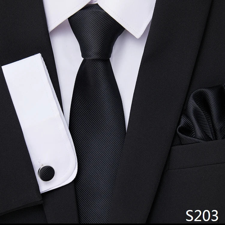 Tie For Men Blue Gold 65 Colors Sale Wedding Present Tie Pocket Squares Set Necktie Suit Accessories Fit Group Holiday Party