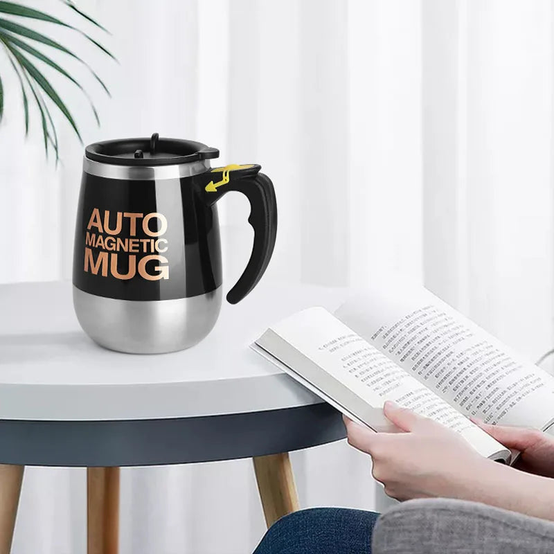 Electric Automatic Self Stirring Magnetic Mug Coffee Milk Mixing Cup Creative Electric Smart Mixer Water Bottle Birthday Gift
