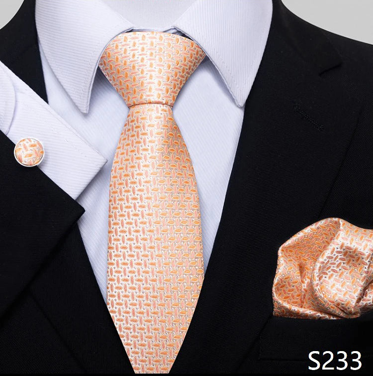 Tie For Men Blue Gold 65 Colors Sale Wedding Present Tie Pocket Squares Set Necktie Suit Accessories Fit Group Holiday Party