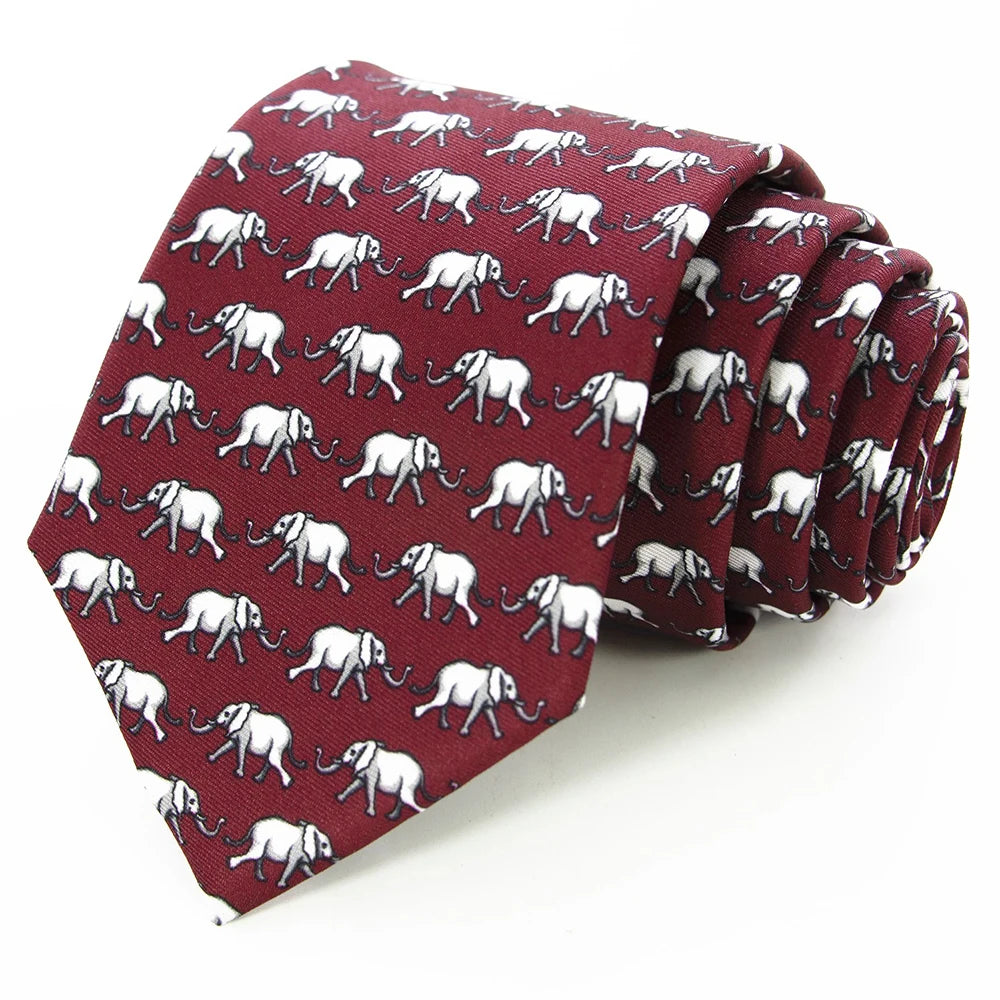 New men's fashion print tie Hand-made 8cm silk necktie Paisley floral geometric Neck Tie for business party wedding gift