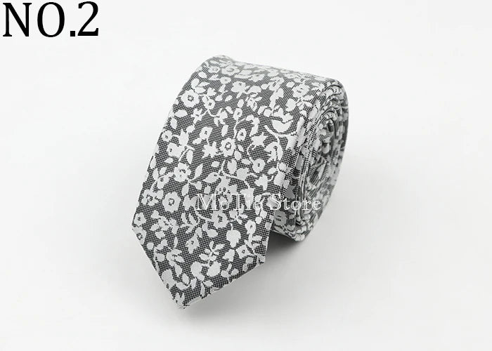 Tie For Men Classic Business Paisley Floral Stripe Plaid Dots 6cm Jacquard Necktie Accessories Daily Wear Cravat Wedding Dress