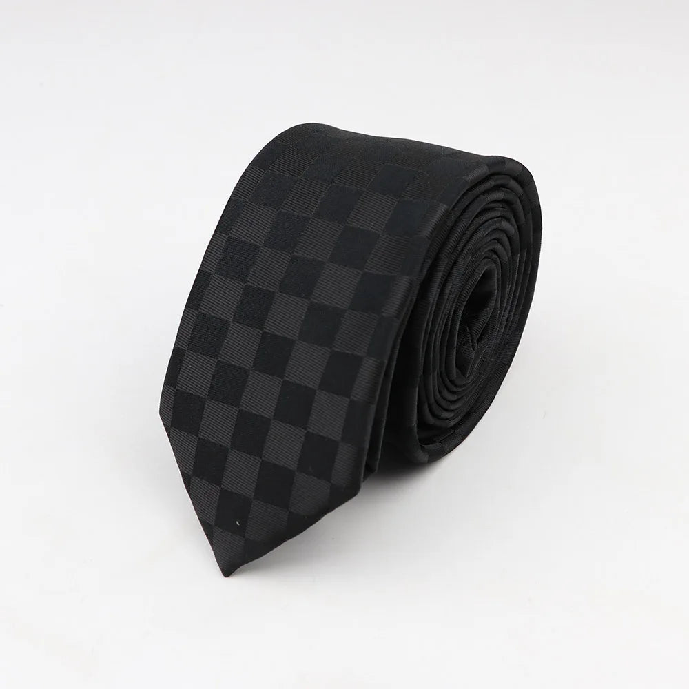 Tie For Men Classic Business Paisley Floral Stripe Plaid Dots 6cm Jacquard Necktie Accessories Daily Wear Cravat Wedding Dress