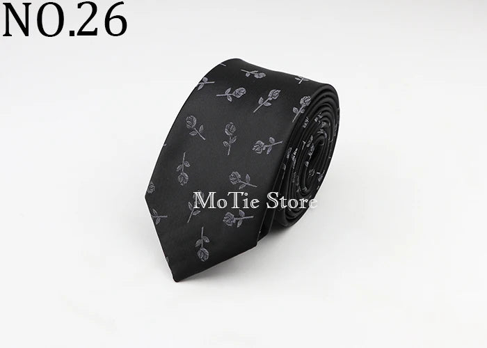 Tie For Men Classic Business Paisley Floral Stripe Plaid Dots 6cm Jacquard Necktie Accessories Daily Wear Cravat Wedding Dress
