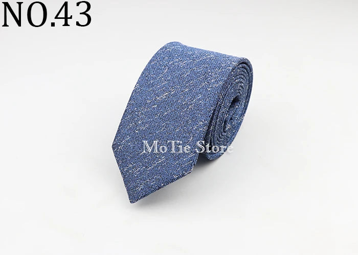 Tie For Men Classic Business Paisley Floral Stripe Plaid Dots 6cm Jacquard Necktie Accessories Daily Wear Cravat Wedding Dress