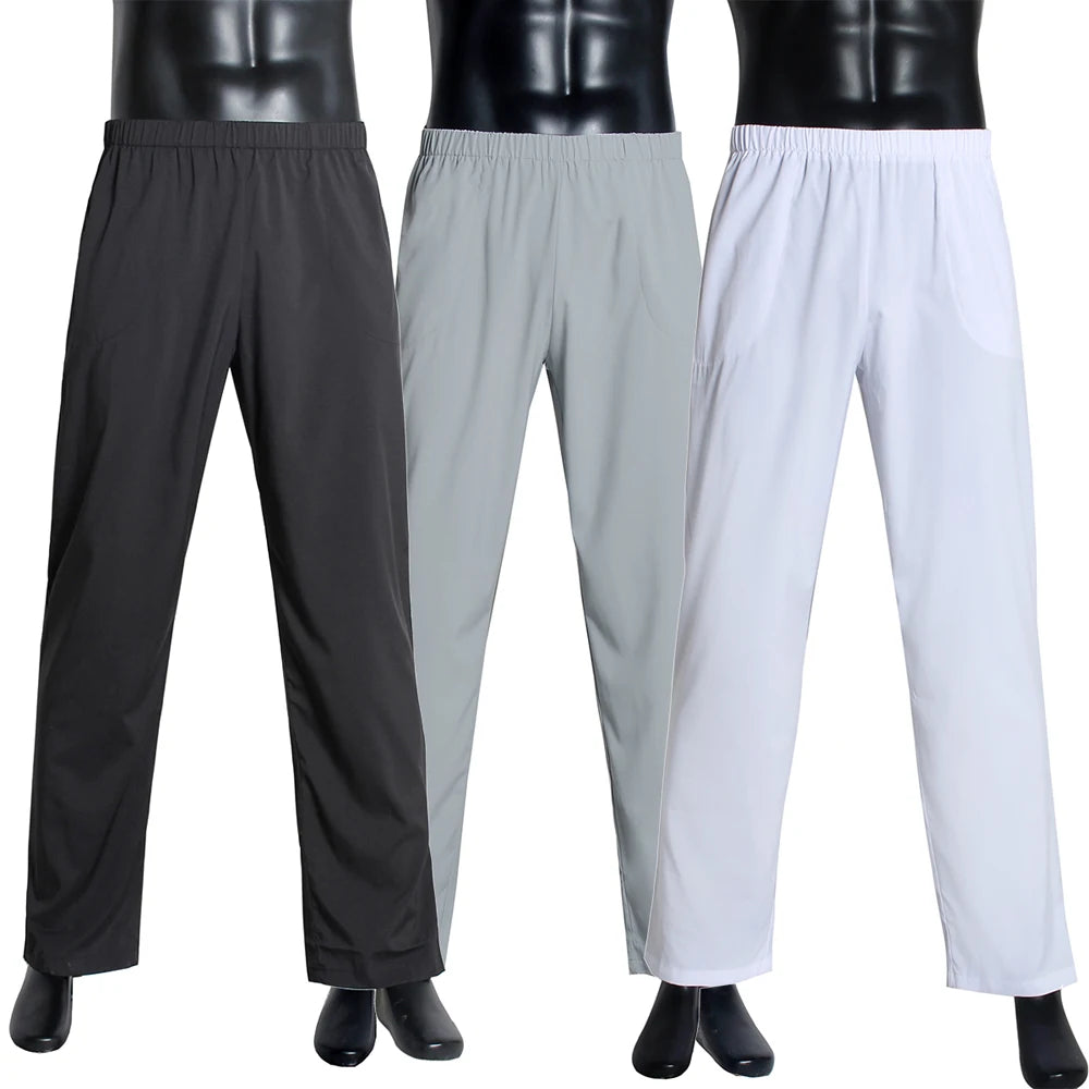 Saudi Arabic Men Casual Muslim Long Trousers Islam Clothing Jubba Thobe Pant Dubai Middle East Trouser Dishdasha Bottoms Ramadan