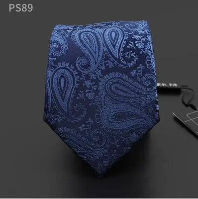 Men Necktie Silk Extended 160 cm Long 8 cm Width Blue Ties Business Wedding Fashion Tall