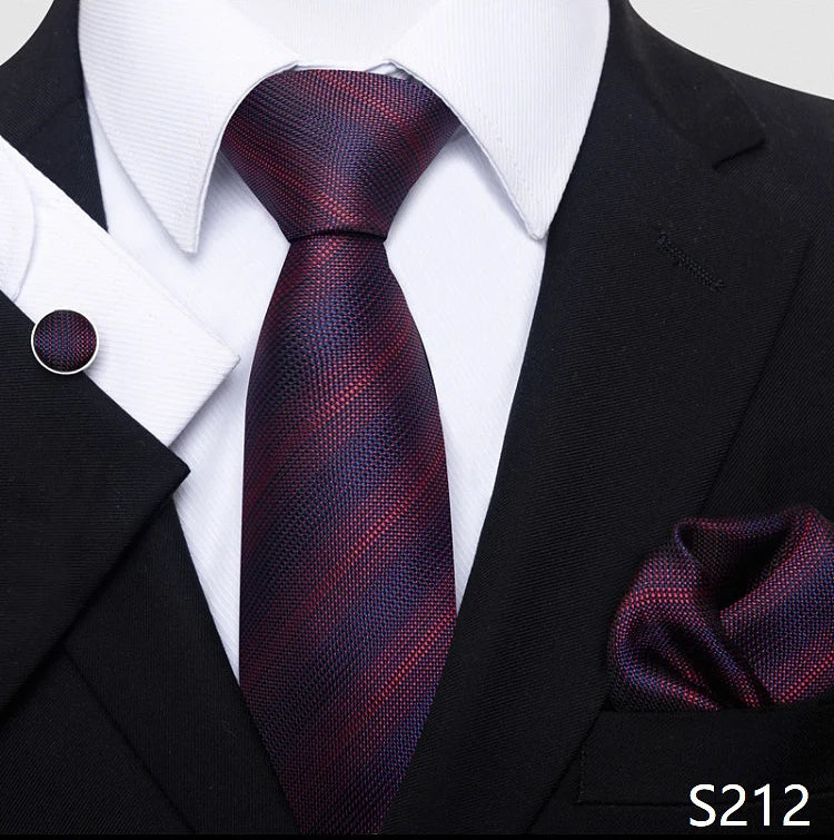 Tie For Men Blue Gold 65 Colors Sale Wedding Present Tie Pocket Squares Set Necktie Suit Accessories Fit Group Holiday Party