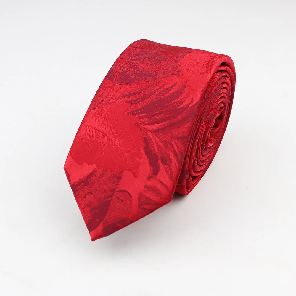 Tie For Men Classic Business Paisley Floral Stripe Plaid Dots 6cm Jacquard Necktie Accessories Daily Wear Cravat Wedding Dress