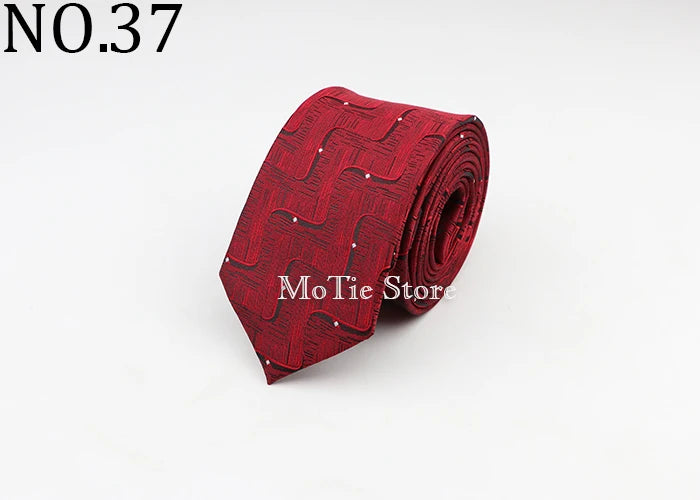 Tie For Men Classic Business Paisley Floral Stripe Plaid Dots 6cm Jacquard Necktie Accessories Daily Wear Cravat Wedding Dress