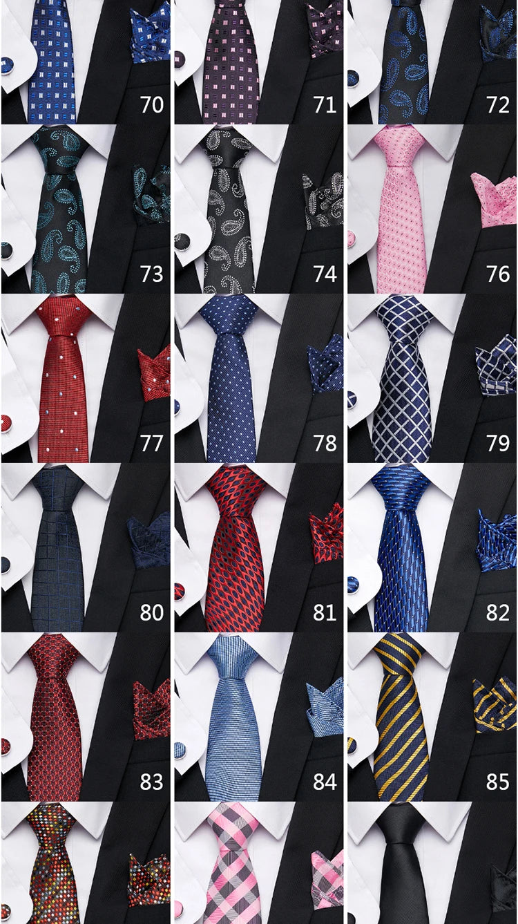 Tie For Men Blue Gold 65 Colors Sale Wedding Present Tie Pocket Squares Set Necktie Suit Accessories Fit Group Holiday Party