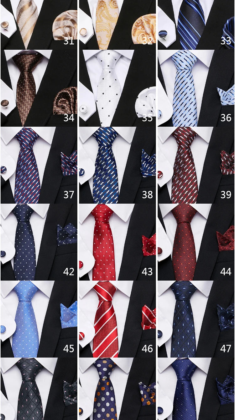 Tie For Men Blue Gold 65 Colors Sale Wedding Present Tie Pocket Squares Set Necktie Suit Accessories Fit Group Holiday Party
