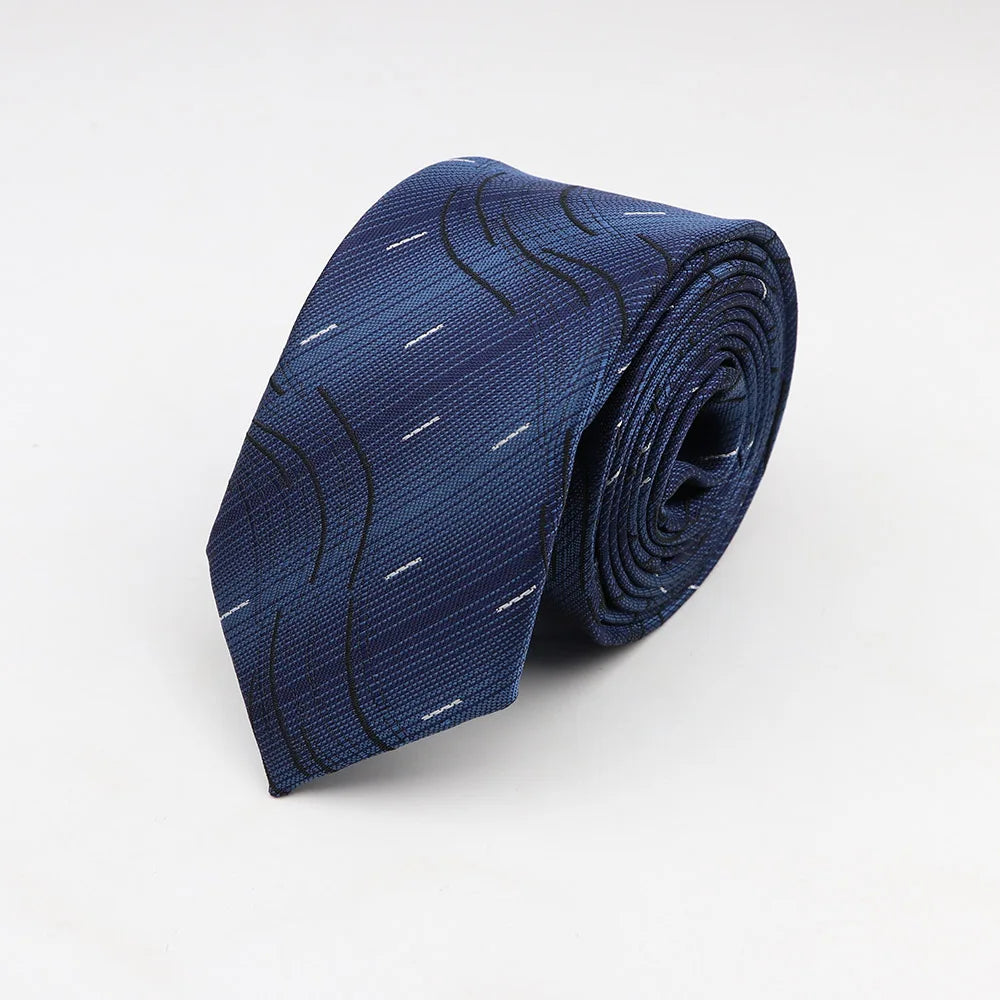 Tie For Men Classic Business Paisley Floral Stripe Plaid Dots 6cm Jacquard Necktie Accessories Daily Wear Cravat Wedding Dress