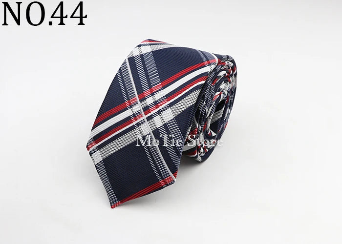 Tie For Men Classic Business Paisley Floral Stripe Plaid Dots 6cm Jacquard Necktie Accessories Daily Wear Cravat Wedding Dress