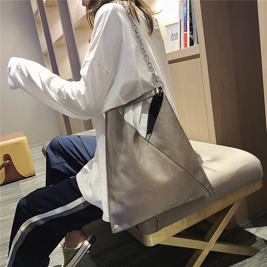 Fashion Leather Handbags for Women Luxury Handbags Women Bags Designer Large Capacity Tote Bag Chain Shoulder Bags Sac a Main