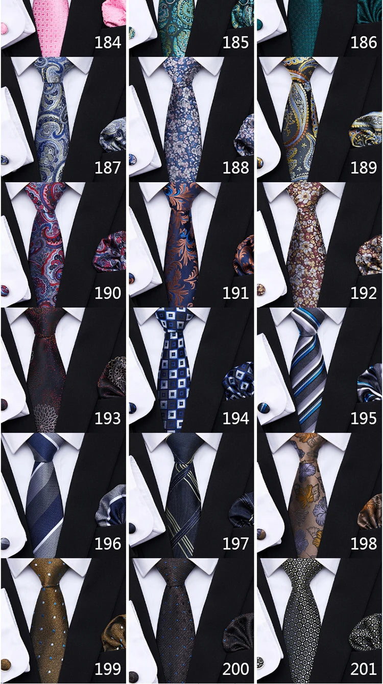 Tie For Men Blue Gold 65 Colors Sale Wedding Present Tie Pocket Squares Set Necktie Suit Accessories Fit Group Holiday Party