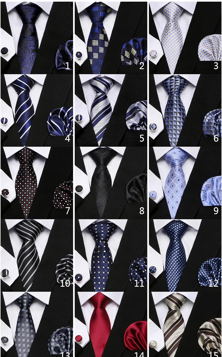 Tie For Men Blue Gold 65 Colors Sale Wedding Present Tie Pocket Squares Set Necktie Suit Accessories Fit Group Holiday Party