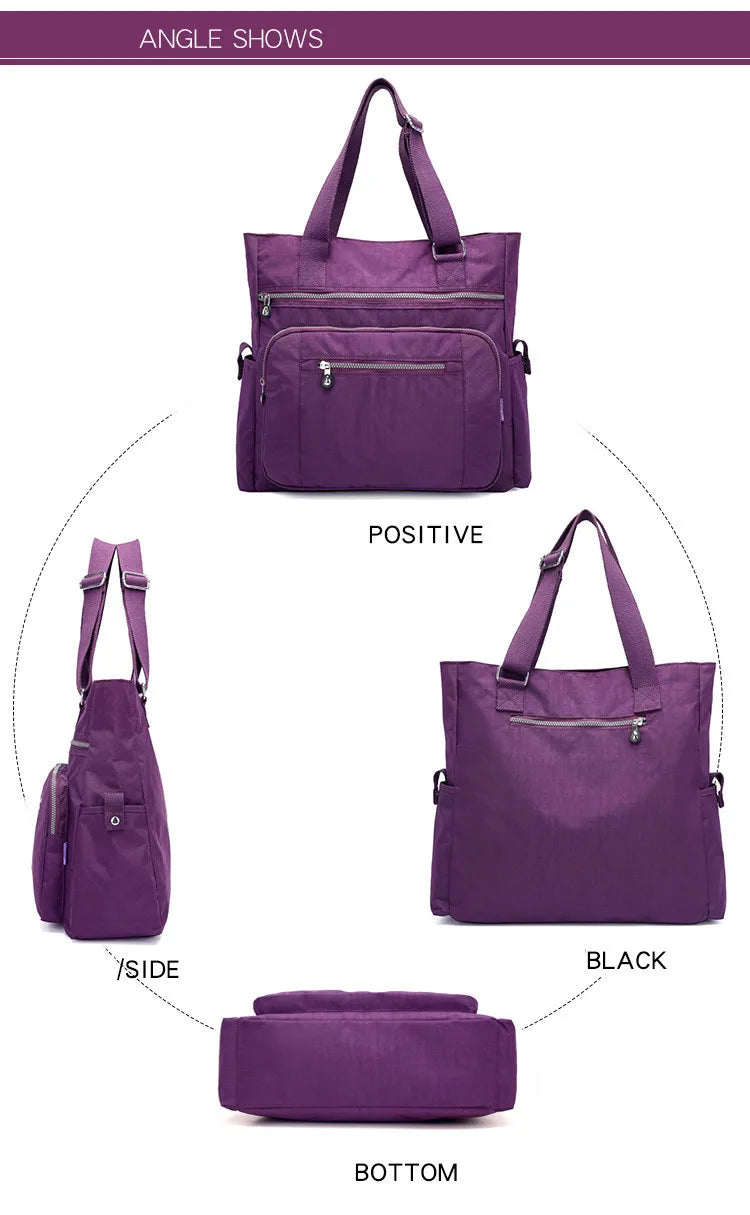 Canvas Handbag fashion Women's Shoulder Bag Leisure Messenger Bag light Crossbody Bags for Girls Ladies Bucket Bag High Quality