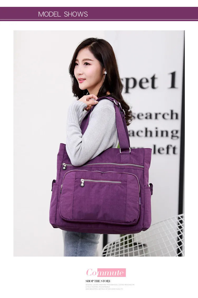 Canvas Handbag fashion Women's Shoulder Bag Leisure Messenger Bag light Crossbody Bags for Girls Ladies Bucket Bag High Quality